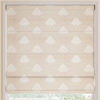 William Morris Marigold Tree Embroidery Made to Measure Roman Blind Chalk