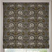 William Morris African Marigold Velvet Made to Measure Roman Blind Iron