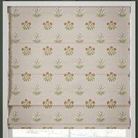 William Morris Lily Flower Embroidery Made to Measure Roman Blind Nettle