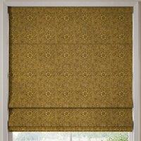 William Morris Marigold Velvet Made to Measure Roman Blind Ochre