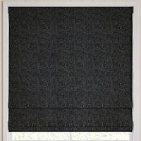 William Morris Marigold Velvet Made to Measure Roman Blind Charcoal