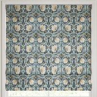 William Morris Pimpernel Velvet Made to Measure Roman Blind Indigo
