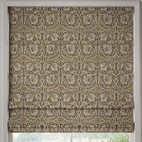 William Morris Pimpernel Velvet Made to Measure Roman Blind Flint