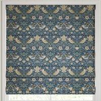 William Morris Strawberry Thief Made to Measure Roman Blind Woad