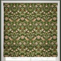 William Morris Strawberry Thief Velvet Made to Measure Roman Blind Nettle