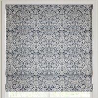 William Morris Sunflower Made to Measure Roman Blind Indigo