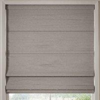 William Morris Willow Woven Made to Measure Roman Blind Iron
