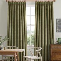William Morris Lodden Embroidery Made to Measure Curtain Sage