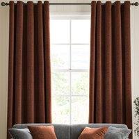 William Morris Lodden Embroidery Made to Measure Curtain Clay