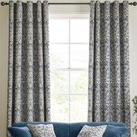 William Morris Sunflower Made to Measure Curtain Indigo