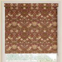 William Morris Strawberry Thief Translucent Made to Measure Roller Blind Acorn