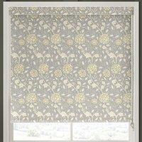William Morris Wild Tulip Translucent Made to Measure Roller Blind Limestone
