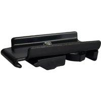 Fineline Curtain Track Top Fix Supports (Pk 4) Black