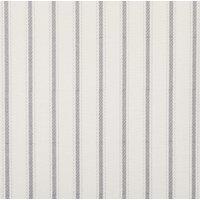Printed Ticking Stripe Fabric Lining Grey