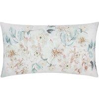 Canina Floral Boudoir Outdoor Filled Cushion 30cm x 50cm Off White