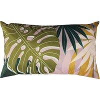 Leafy Boudoir Outdoor Filled Cushion 30cm x 50cm Blush