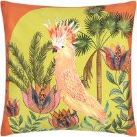 Cockatoo Exotic Outdoor Filled Cushion 43cm x 43cm Multi