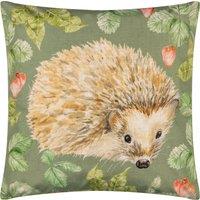 Grove Hedgehogs Outdoor Filled Cushion 43cm x 43cm Olive
