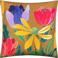 House Of Bloom Celandine Outdoor Filled Cushion 43cm x 43cm Saffron