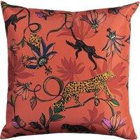 Wildlife Outdoor Filled Cushion 43cm x 43cm Orange