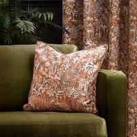 Bengal Chenille Filled Cushion 50cm x 50cm Amber