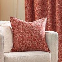 Grantley Jacquard Piped Filled Cushion 50cm x 50cm Brick