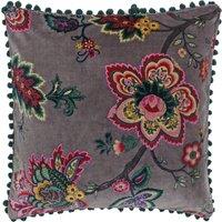 Palampur Velvet Filled Cushion 50cm x 50cm Mink
