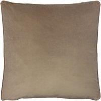 Opulence Soft Velvet Filled Cushion 55cm x 55cm Biscuit
