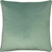 Opulence Soft Velvet Filled Cushion 55cm x 55cm Eau De Nil