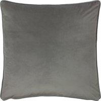 Opulence Soft Velvet Filled Cushion 55cm x 55cm Steel