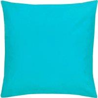 Plain Outdoor Filled Cushion 55cm x 55cm Aqua