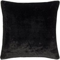Stanza Faux Fur Filled Cushion 55cm x 55cm Jet