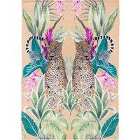 Kali Leopards Outdoor Indoor Washable 120cm x 170cm Rug Gold
