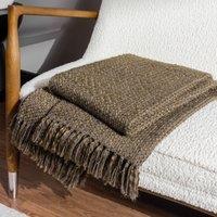 Morni Woven Tasselled 130cm x 180cm Throw Willow