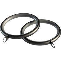 28mm Nikola Lined Rings (Pk 8) Black