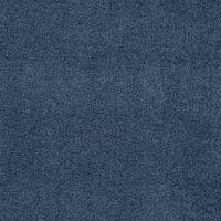 Linda Barker Petal Super Soft Chenille Fabric Deep Blue