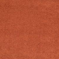 Linda Barker Petal Super Soft Chenille Fabric Deep Terracotta