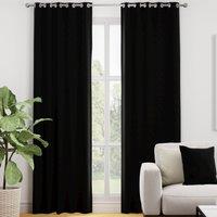 Turin Velvet Made to Measure Curtain Black