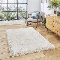 Super Teddy Plain Shaggy Rug Beige