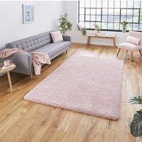 Sierra 9000 Plain Shaggy Rug Pink
