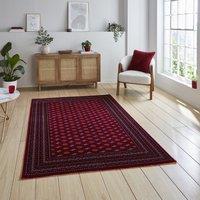 Dubai 62096 Traditional Rug Red