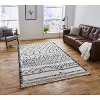 Boho 5402 Rug Black White