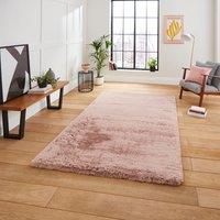 Super Teddy Plain Shaggy Rug Rose