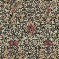William Morris Snakeshead Digitally Printed Fabric Mocha