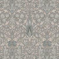 William Morris Snakeshead Digitally Printed Fabric Dove