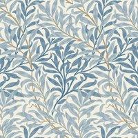 William Morris Willow Bough Digitally Printed Fabric Azure