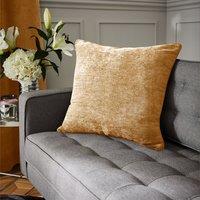 Hyperion Selene Piped Filled Cushion 55cm x 55cm Amber Gold
