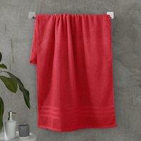 Catherine Lansfield Zero Twist Cotton Towel Red