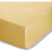 Catherine Lansfield Easy Iron Percale Extra Deep Bed Linen Fitted Sheet Ochre