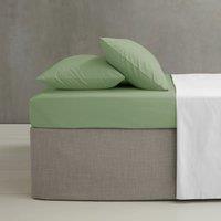 Catherine Lansfield Easy Iron Percale Extra Deep Bed Linen Fitted Sheet Sage